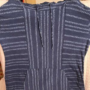 Long Sleeve Hoodie J Jill L Indigo